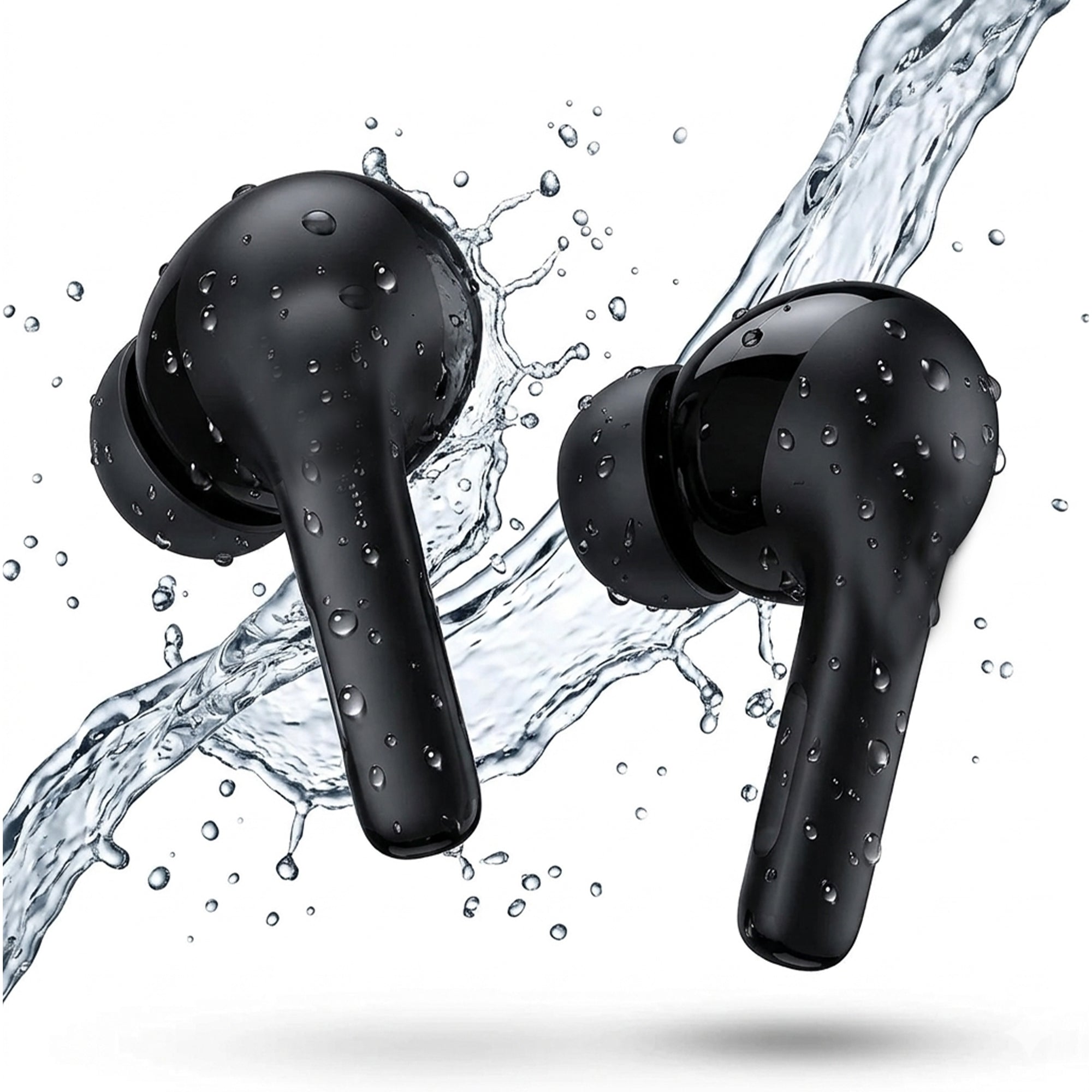 AirPods Pro 2nd Gen Style Wireless Earbuds – Matte Black Edition, USB-C, IPX4 Water Resistant