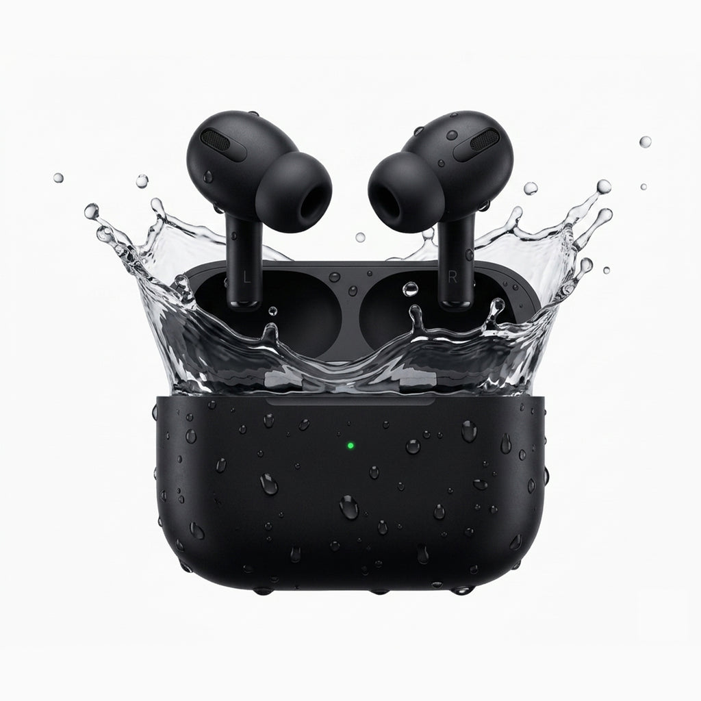 AirPods Pro 2nd Gen Style Wireless Earbuds – Matte Black Edition, USB-C, IPX4 Water Resistant