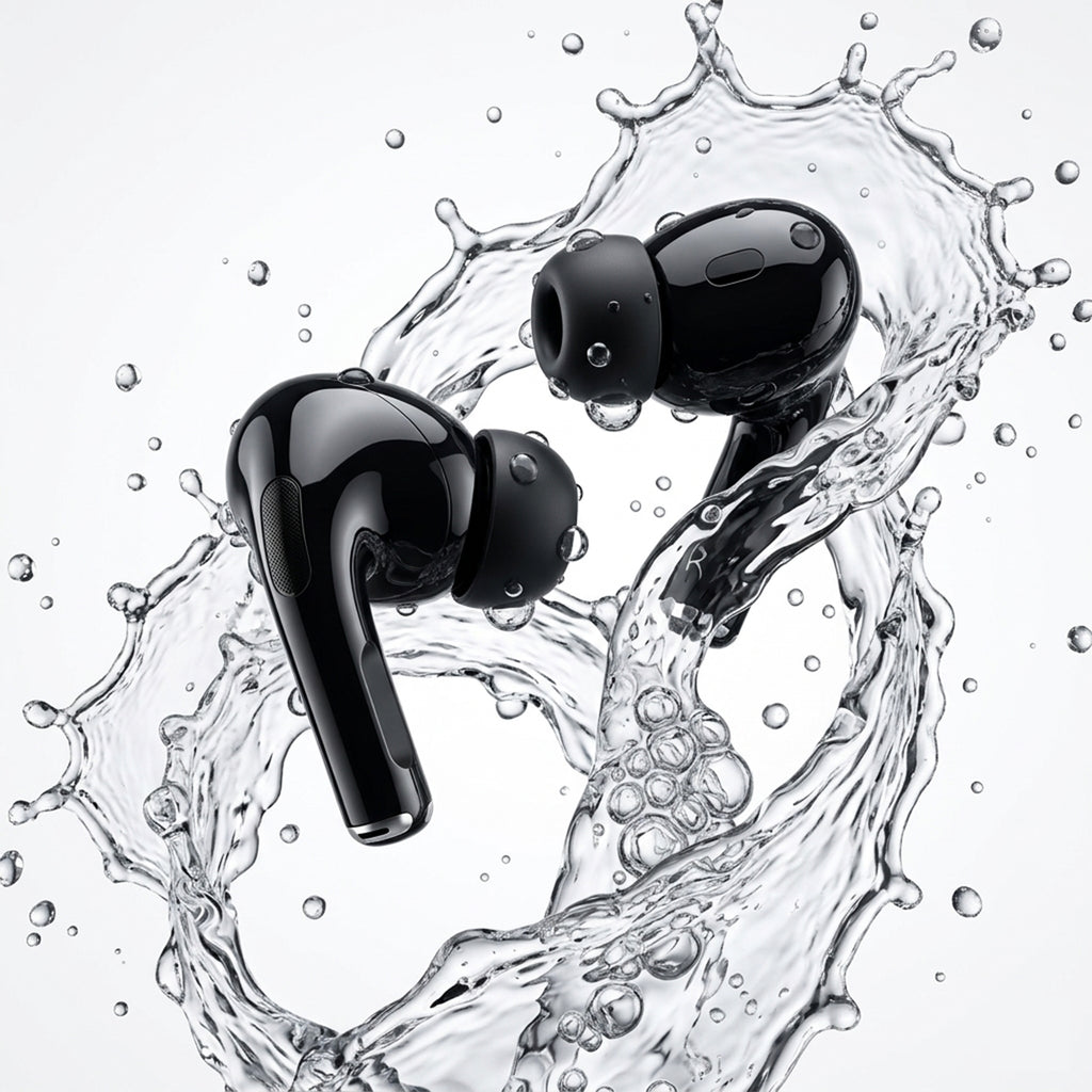 AirPods Pro 2nd Gen Style Wireless Earbuds – Matte Black Edition, USB-C, IPX4 Water Resistant